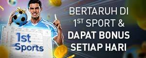 Bertaruh di 1st Sport, Bonus Setiap Hari