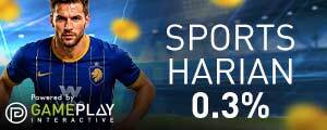 Sports Cash Rebate Harian 0.3% Hingga 0.45%